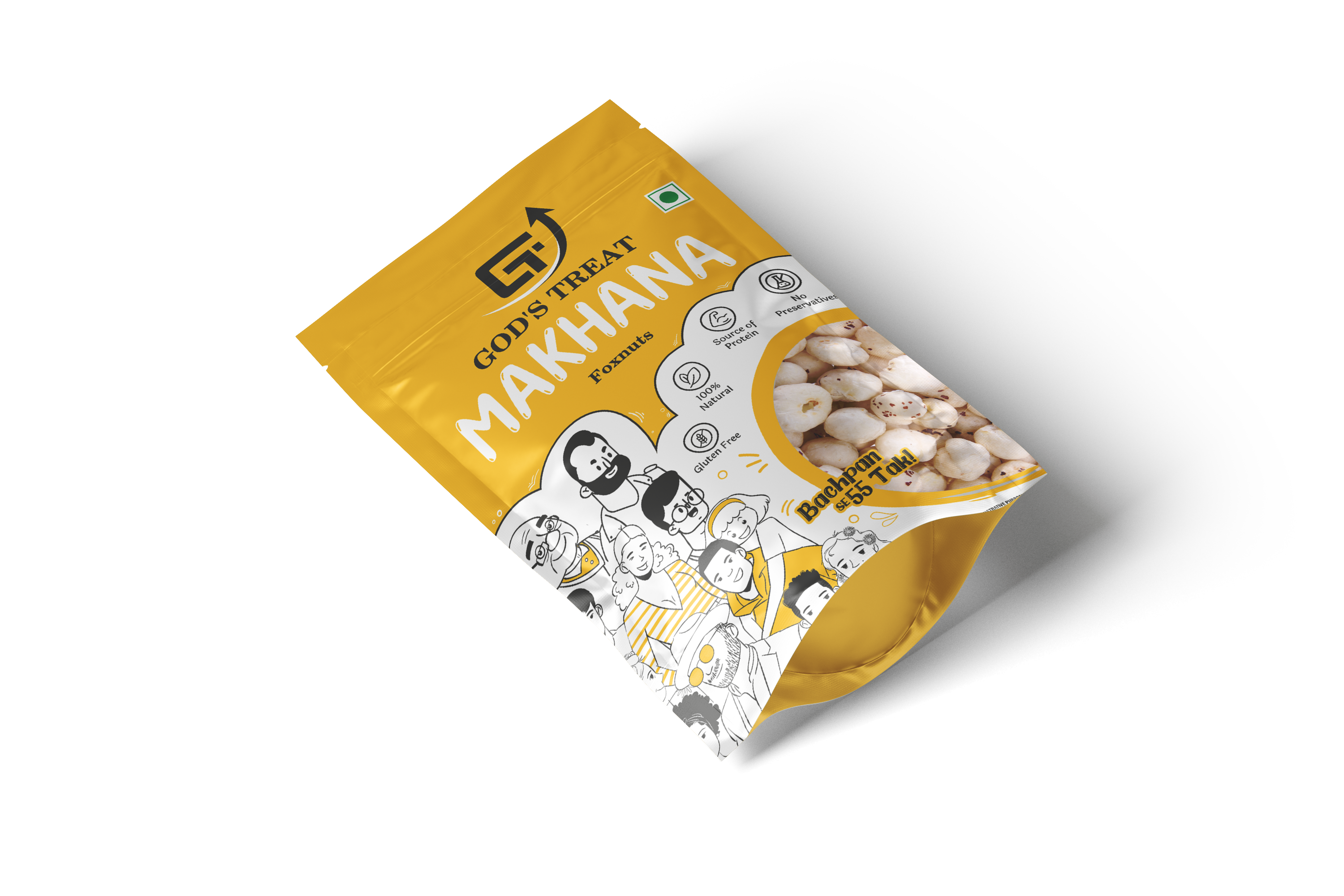 GT Regular RAW Makhana Pack of 1